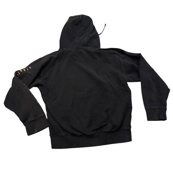 Element Black Hoodie with Multicolor Logo Vintage late 90s Y2K small flaw GUC - Picture 3 of 5